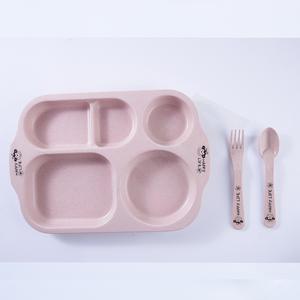 Детский набор для кормления (тарелка,  ложка и вилка)