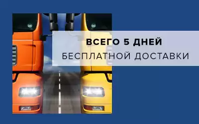 Бесплатная доставка! Всего 5 дней!