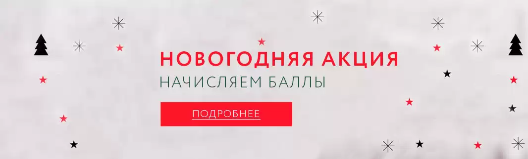 Новогодняя акция: начисляем баллы!