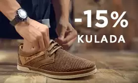 Скидки на топовые модели: 15% на мужскую обувь KULADA