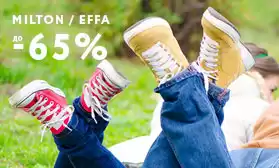 Почти даром: максимальные скидки на обувь MILTON и EFFA