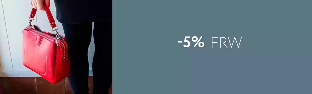 Скидка 5%: на женские сумки FRW