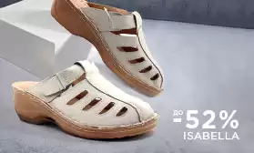 ISABELLA: скидка 52% на летние сабо!