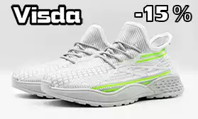 Скидка 15% на стильные кроссовки VISDA!