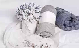 Полотенца: продающая выкладка