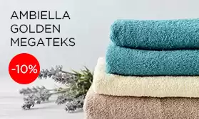 Скидки 10% на полотенца: AMBIELLA, GOLDEN, MEGATEKS