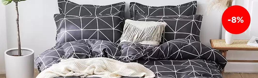 Постельное белье из Китая: скидки 8%