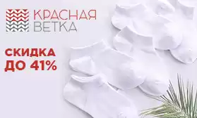 Носки «Красная ветка»: скидки до 41%!
