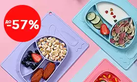 Скидки на детскую силиконовую посуду от производителя!