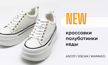 Новинки спортивной обуви: ASCOT, ESCAN, WANGO