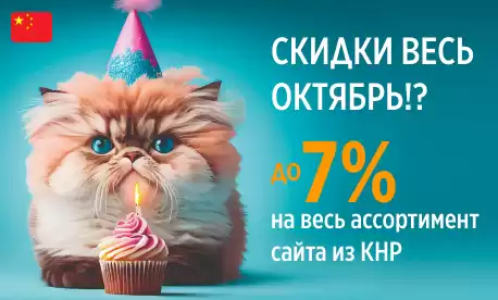 Юбилей маленький – подарочные скидки на все товары из Китая большие
