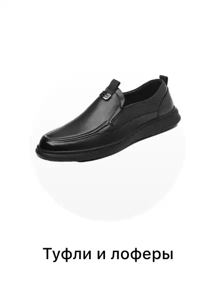 Туфли и лоферы мужские